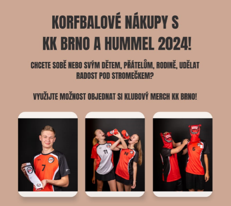 Korfbalové nákupy s KK Brno a Hummel 2024!