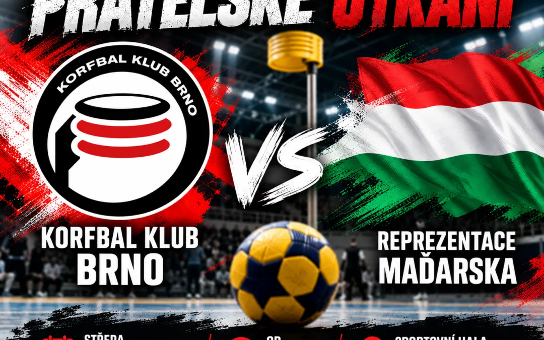 Korfbal klub Brno hostí maďarskou reprezentaci – přátelské utkání jako generálka před ME